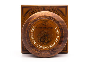 GEO.F.TRUMPER'S COCONUT OIL SHAVING SOAP IN A BOWL