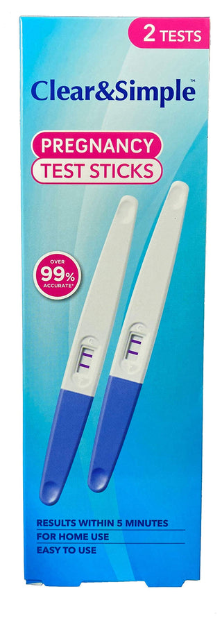 Clear & Simple Pregnancy Test Stick 2 Test
