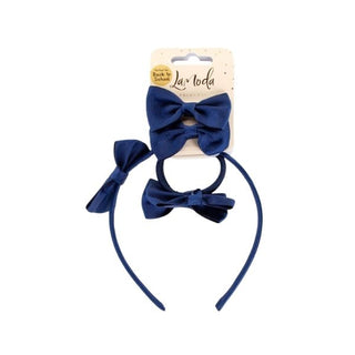 Butterfly Bow Set- Navy at Reavley Chemist GH
