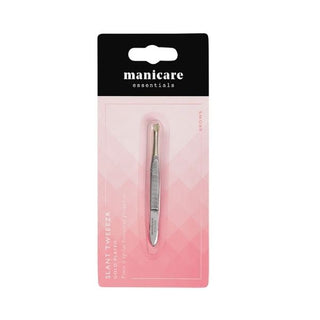Manicare Slant Tweezer Gold Plated at Reavley Chemist GH
