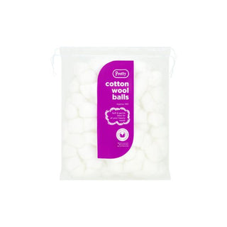 Pretty 100 Cotton Wool Balls 50g  at Reavley Chemist GH