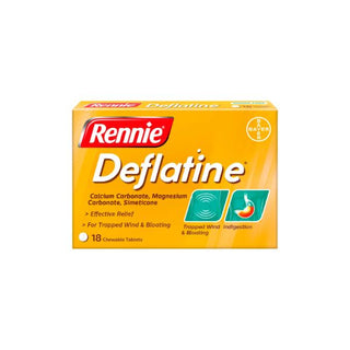 Rennie Deflatine 18 Chewable Tablets at Reavley Chemist Gh