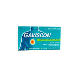 Gaviscon Peppermint Flavour 24 Chewable Tablets