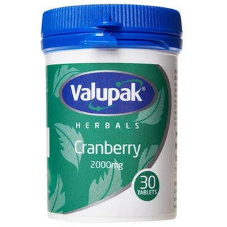 Valupak Cranberry 2000mg Tablets 30’S