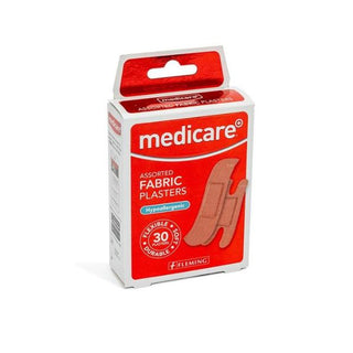 Medicare Fabric Assorted Plasters 30 Pack at Reavley Chemist GH