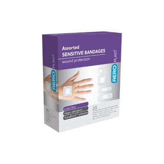 Aeroplast Assorted Sensitive Bandages 20s