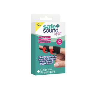Safe & Sound adjustable finger splint at Reavley Chemist GH