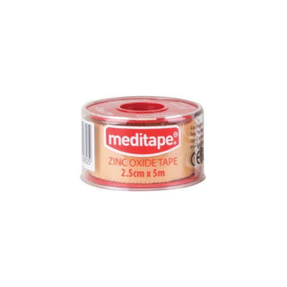 Meditape Zinc Oxide Tape 2.5cm X 5m at Reavley Chemist GH