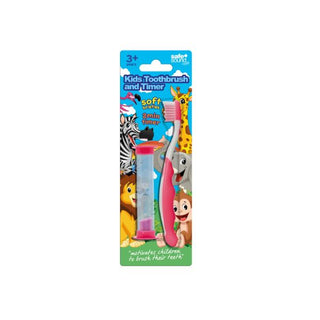 Safe and Sound Kids Toothbrush and Sand Timer at Reavley Chemist GH