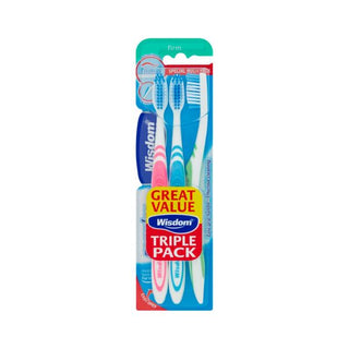 Wisdom Regular Plus Toothbrushes Firm Triple Pack at Reavley Chemist Gh