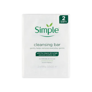 Simple Cleansing Bar 2 x 100g at Reavley Chemist GH