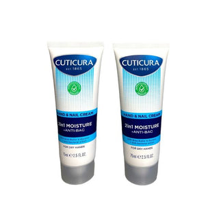 Cuticura 2in1 Moisture & Anti-bac Hand & Nail Cream 75ml at Reavley Chemist GH.