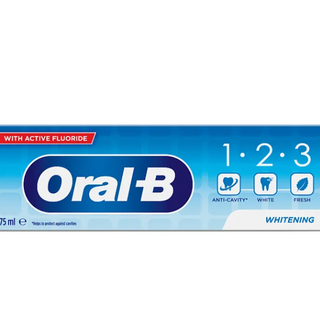 Oral B 123 Toothpaste 75ml Whitening