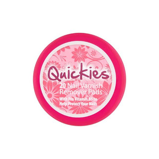 Quickies Nail Varnish Remover Pads Small, 20 Pieces at Reavley Chemist GH