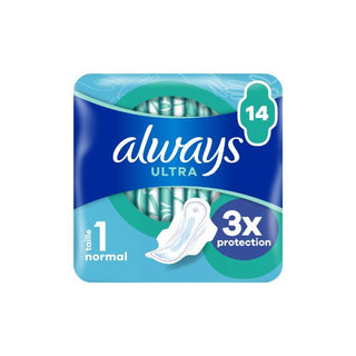 Always Ultra Day Normal (Size 1) Sanitary Napkins with Wings at Reavley Chemist GH
