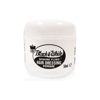 Black & White Genuine Pluko Hair Dressing Pomade 50ml at Reavley Chemist GH