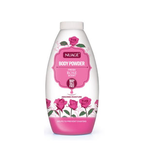 Nuage Fresh Rose Body Powder 250G - 100% Talc Free at Reavley Chemist GH
