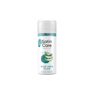 Satin Care Aloe Vera Sensitive Mini Shave Gel 75ml at Reavley Chemist Gh