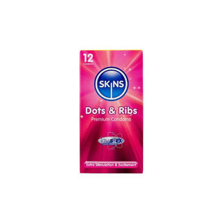 Skins Dots and Ribs Textured Condoms 12 at Reavley Chemist GH