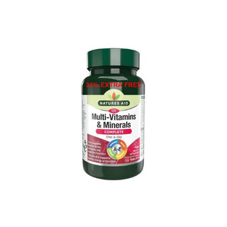 Natures Aid Complete Multi-Vitamins & Minerals 120 Tablets at Reavley Chemist GH