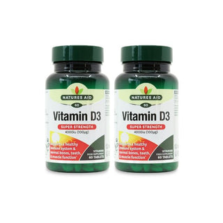Natures Aid Vitamin D3 4000iu Super Strength 60 Tabs at Reavley Chemist Gh