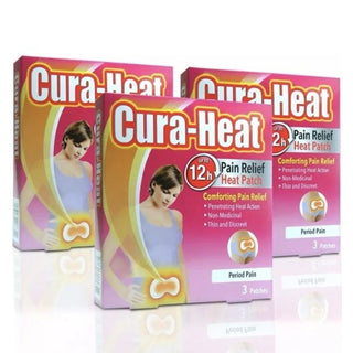 Cura-Heat Period Pain 12h Relief Heat Patch at Reavley Chemist gh