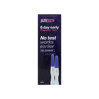 Suresign 6 Day Early Pregnancy Test - 2 Pack at Reavley Chemist GH