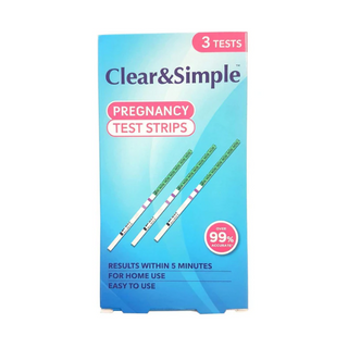 Clear & Simple Pregnancy Test Strips - 3 Strips at Reavley Chemist GH