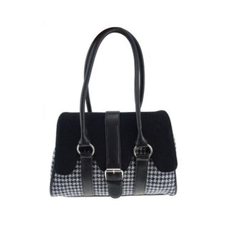 Glen Appin Harris Tweed Scallop Bag- Orchy Contrast at Reavley Chemist GH