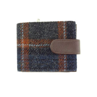 Glen Appin Harris Tweed Barra Coin Wallet In Gray and Rust check at Reavley Chemist Gh