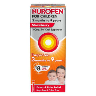 Nurofen for Children Orange Flavour Oral Suspension 100ml
