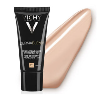Vichy Dermablend Fluid Corrective Foundation 16HR – Shade 20 Vanilla (30ml)