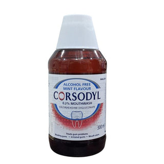 CORSODYL MOUTHWASH ALCOHOL FREE MINT 300ML