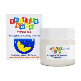 Snufflebabe Vapour Rub 35G AT REAVLEY CHEMIST GH