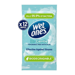 Wet Ones (Be Gentle) 12 Hand Wipes at Reavley Chemist GH