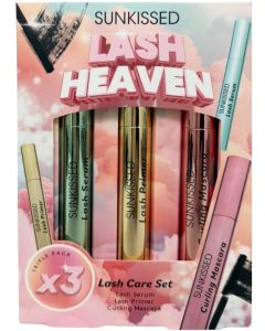SUNKISSED LASH HEAVEN LASH CARE SET 3PCS